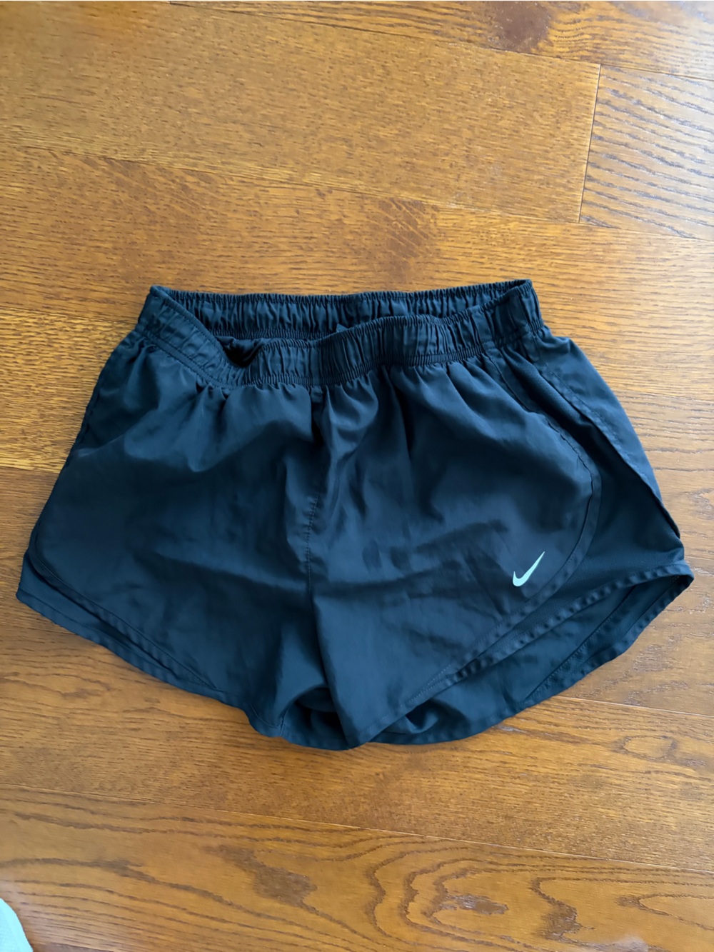 Nike Black Women's Athletic Running Shorts with Swoosh